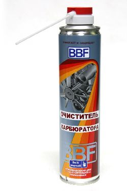 Очиститель карбюратора 300мл (спрей с трубкой)  BBF (12)