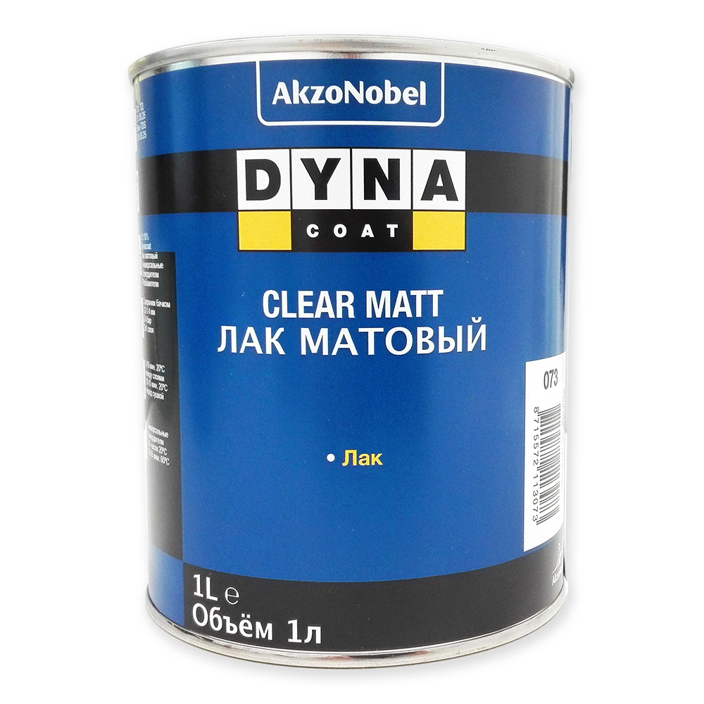 Лак матовый Dynacoat Clear Matt 1л+Отвердитель Flexi Medium 0,5л DYNA