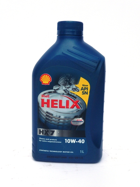 Shell HX7 10w40  1л (п/синт)  масло моторное