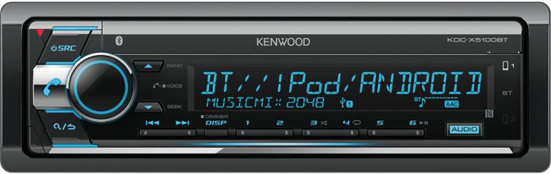 Автомагнитола KENWOOD  KDC-X5100BT