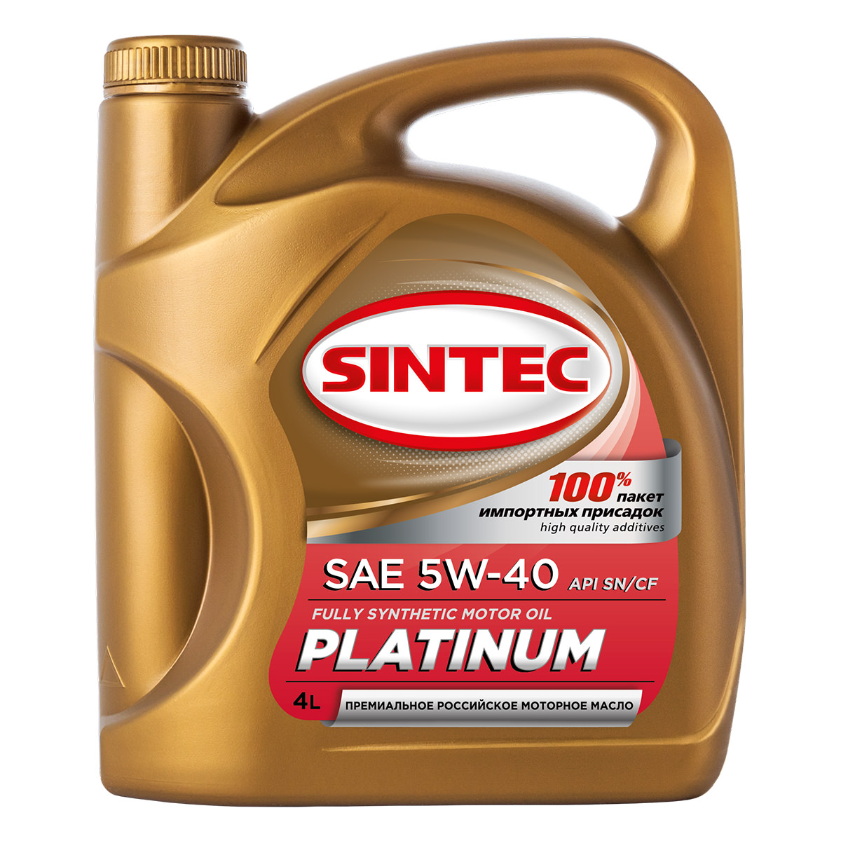 SINTOIL Platinium 5W-40  4л (синт) SN/CF масло моторное