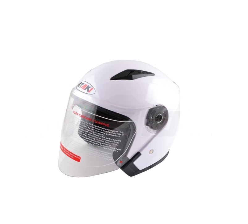 Шлем открытый ATAKI OF512 Solid (белый) размер XL