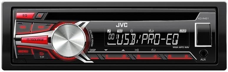 Автомагнитола JVC  KD-R451EY CD MP3