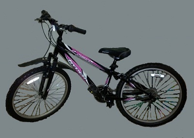 Велосипед 24" EPIC алюмин. черный с розовым (Ч)