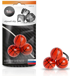 Ароматизатор AIRLINE Баскетбол/Теннис/Футбол (ассорти) подвесной