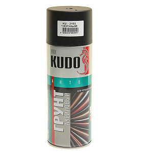 Грунт акриловый Черный 520мл универсальный KUDO (12)