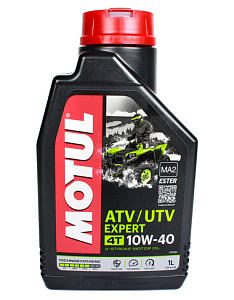 MOTUL ATV-UTV Expert 4T 10W-40 SM (п/синт) 1л масло моторное для квадроциклов и мотовездеходов