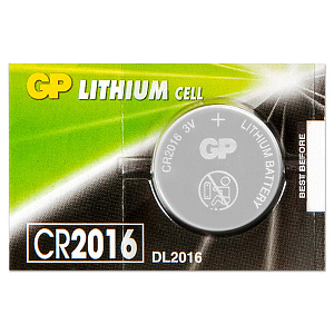 Элемент CR 2016  GP 3V литиевая (блистер)
