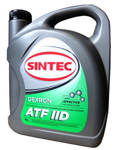 SINTEC ATF Dextron II-D  4л (минер) масло трасмиссионное для АКПП