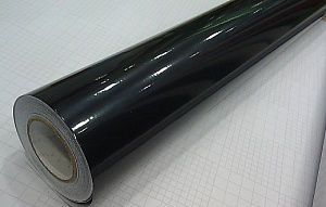 Пленка карбон 1,52м*0,2м (черный глянец)