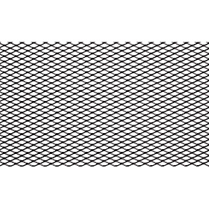 Решетка радиатора горизонтальный ромб 1200*200  10мм черная