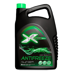 Антифриз X-FREEZE Green (зеленый) п/э канистра  5кг  Тосол-Синтез
