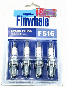 Свеча зажигания ВАЗ-2110-12 инж. 16V  F-516 (4шт.)  FINWHALE