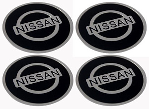 Эмблема на диски и колпаки самоклеящ. 60мм Nissan к-т