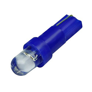 Лампа 12V светодиод безцокольный (1chip) повышенной яркости синяя