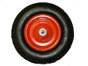 Колесо тачки садовой 4.80/4.00-8" (W16) ступица, подшипник, камера