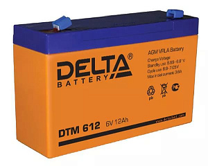 Аккумулятор DELTA DTM 612 AGM 6V, 12A (электромашинки)