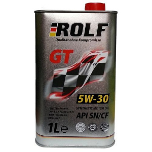 ROLF GT 5W-30  1л (синт) SN/CF масло моторное