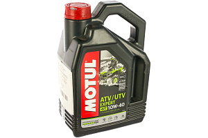 MOTUL ATV-UTV Expert 4T 10W-40 SM (п/синт) 4л масло моторное для квадроциклов и мотовездеходов
