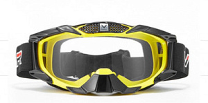 Очки кроссовые МОТО VEMAR VM-1051A (желто-черные, прозрачное стекло)