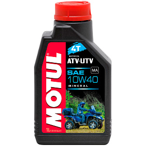 MOTUL ATV-UTV 4T 10W-40 SL (мин) 1л масло моторное для квадроциклов и мотовездеходов