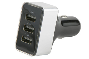 Устройство зарядное а/м универсальное Triple USB  (#)