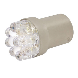 Лампа  1 диод с линзой повышенной яркости 2 конт. (белый)