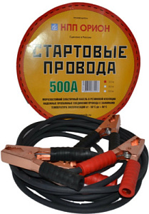 Провода прикуриватели 500А  3м  ОРИОН в сумке