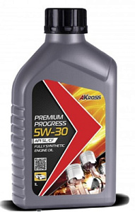 AKross PREMIUM PROGRESS 5W30 SL/CF (синт.)  1л масло моторное