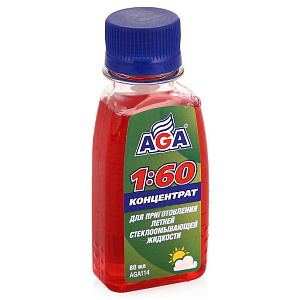 Концентрат летней стеклоомывающей жидкости  AGA 114  80мл (на 3-5л воды)