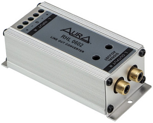 Преобразователь линейный AURA 2-х канал. RCA HI/LOW адаптер