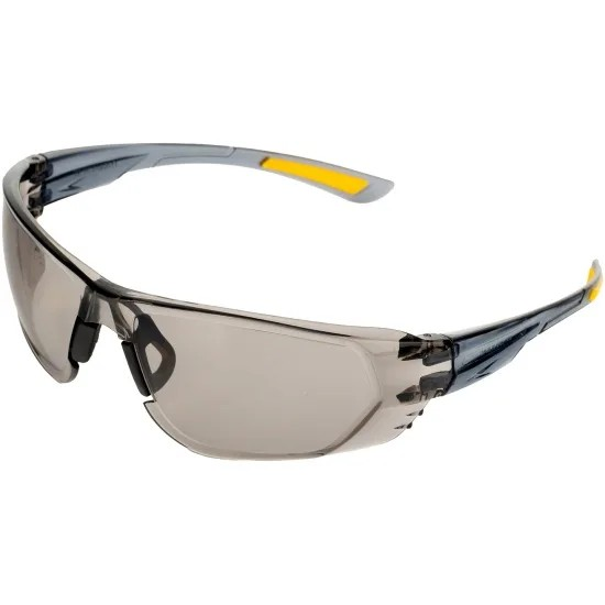 Очки защитные открытые, поликарбонатные, дымчатая линза Denzel
