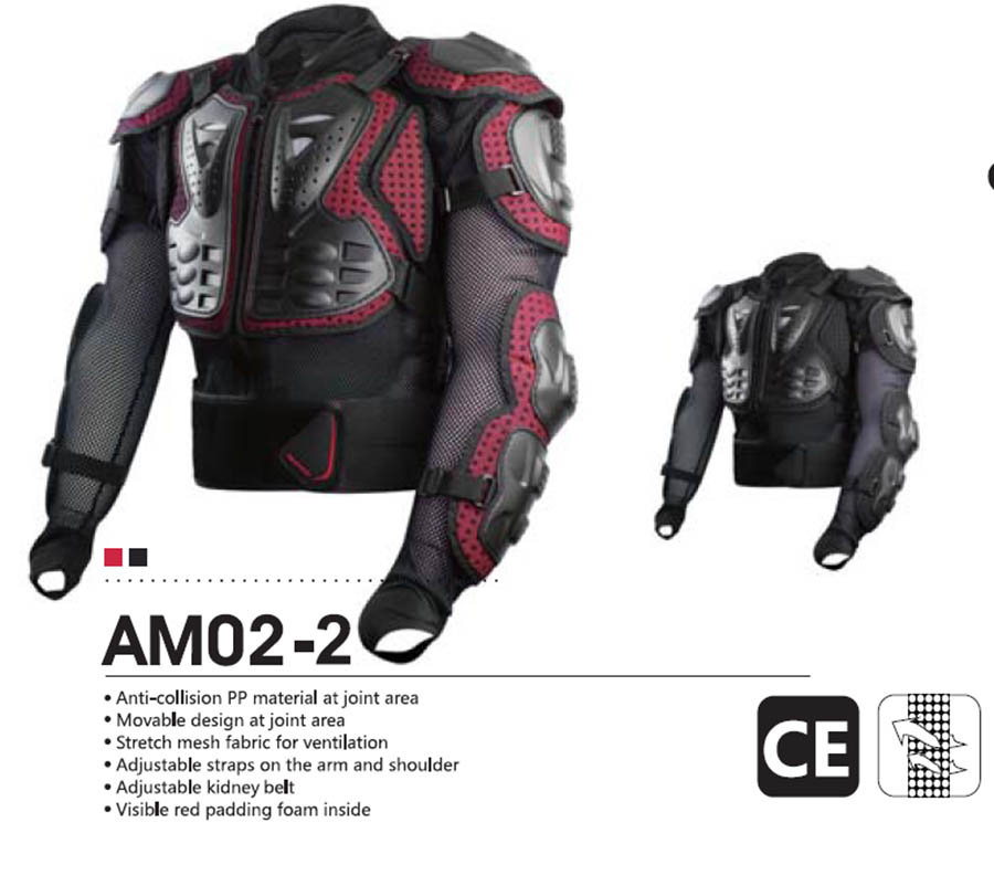 Защита тела мото SCOYCO AM02-2 - "черепаха", черная, р-р XL