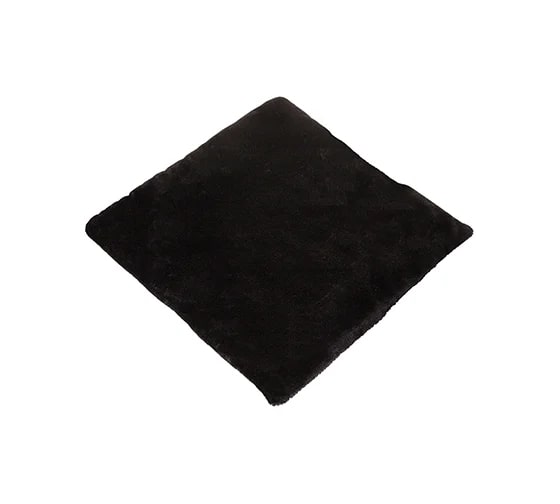 Накидка на сиденье искусственный мех овчина 50*50см черный/серый  АВТОПИЛОТ