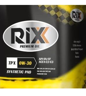 RIXX TP X 0W30 SN/CF С2/С3 1л масло моторное (12)