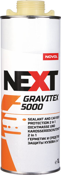Антигравий NOVOL Next Gravitex 5000 с герметиком, бежевый 1л(12)