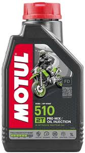 MOTUL 510 2T TC/FD (синт) 1л масло моторное для двиг.мотоциклов со смеш. или разделит.сист.смазки