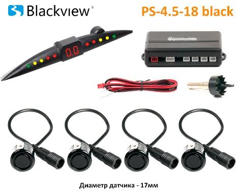 Парковочный радар BLACKVIEW PS-4.5-18 Black