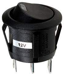 Переключатель R13-232 C6B G/R со светодиодом ON-OFF 20А 12V 240012