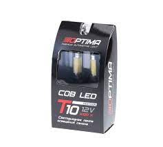 Лампа T10 12V Festoon 36 Premium COB  OPTIMA (1шт)