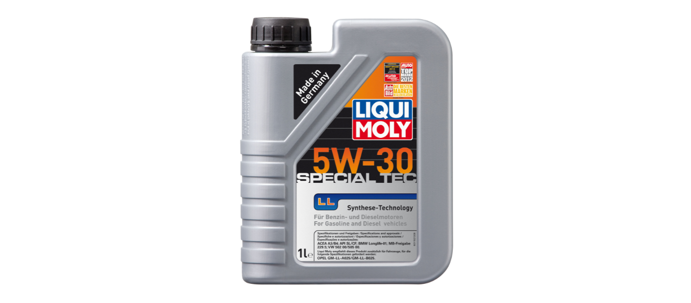 LIQUI MOLY Leichtlauf Special LL 5W-30  1л  (НС-синт.) SL/CF ; A3/B4  масло моторное 