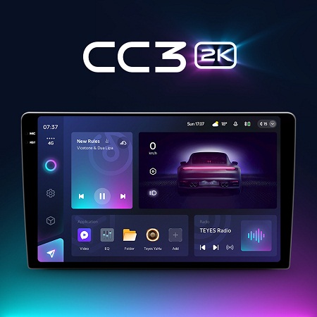 Автомагнитола TEYES CC3 2K 4+32G  9,5" Android
