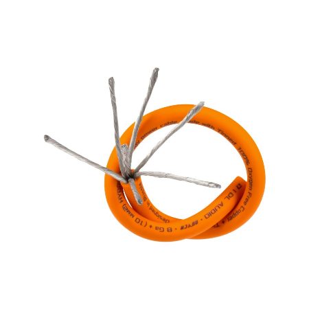 Кабель силовой DL AUDIO Barracuda Power Cable  8GA Orange 1м  (100м)