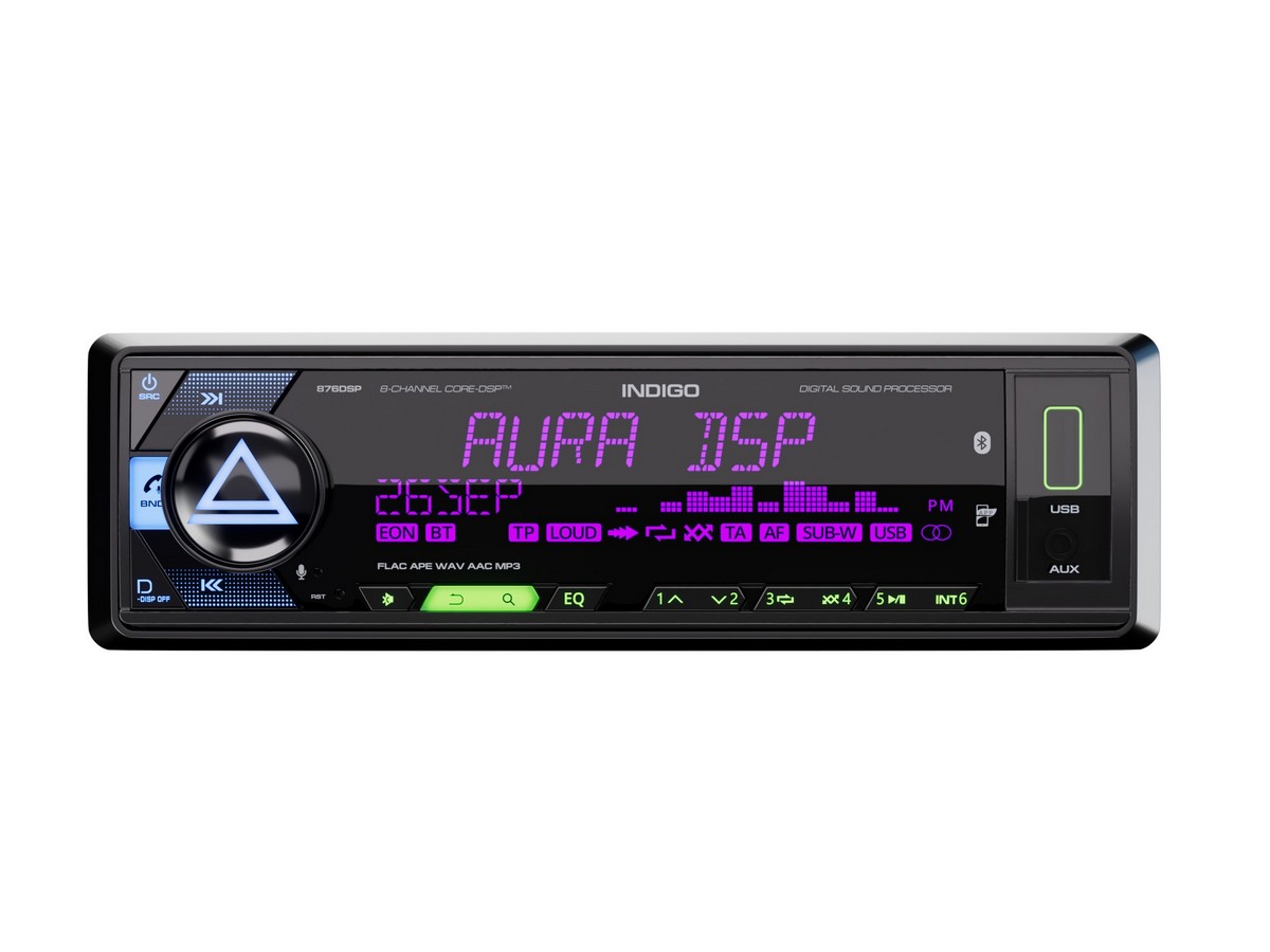 Автомагнитола AURA INDIGO-876DSP