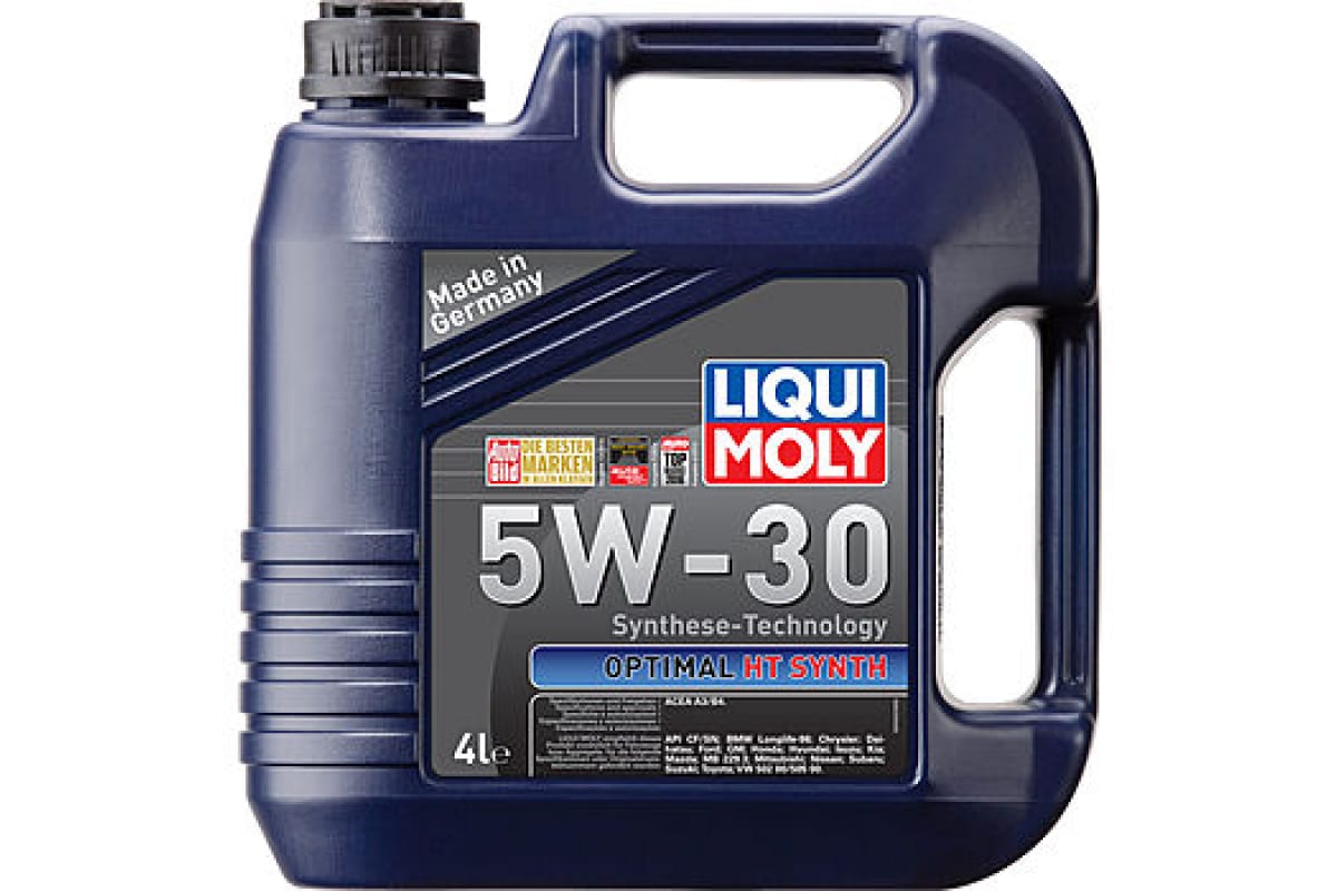 LIQUI MOLY Optimal HT Synth 5W-30  4л  (НС-синт.) SL/CF; A3/B4  масло моторное 