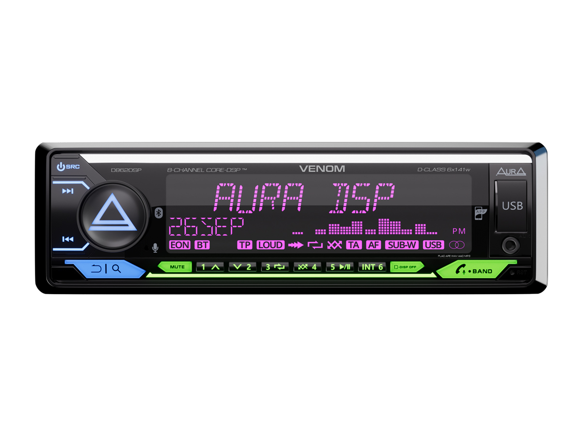 Автомагнитола AURA VENOM-D862DSP 
