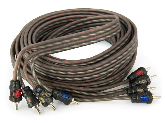 Кабель межблочный AURA RCA-0450 5м (4-х канальный)