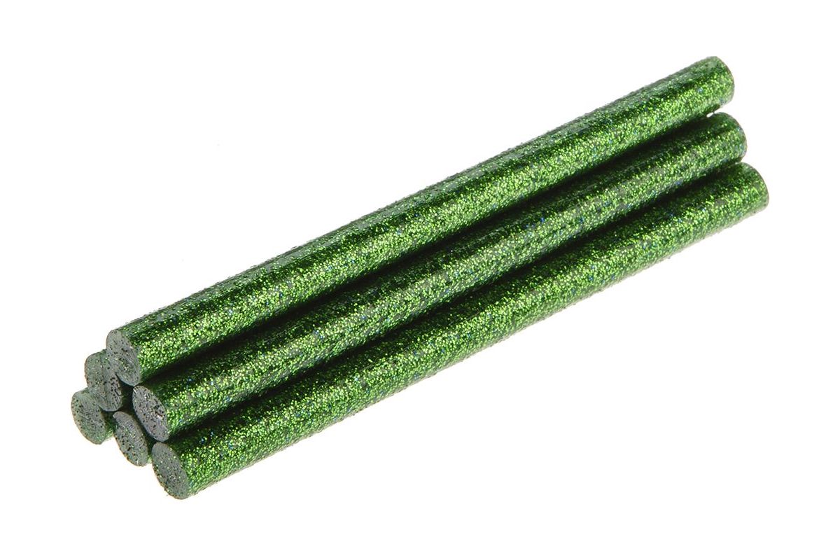 Стержни для клеевого пистолета, зеленые 8*100мм (6шт) TOPEX
