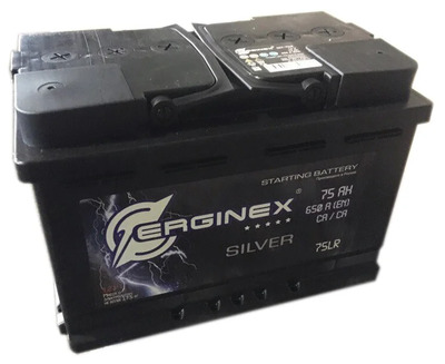 Аккумулятор ERGINEX 6CT-75.0 75Ач (обратная полярность) 12В 650А 278*175*190