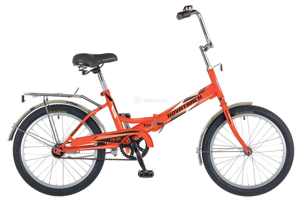 Велосипед 20" NOVATRACK FS30 (OR8 оранжевый)